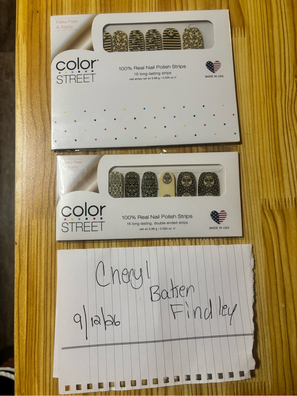 Color Street Rare OG Halloween Abracadabra & Literally Dead + 2 Bonus Sets